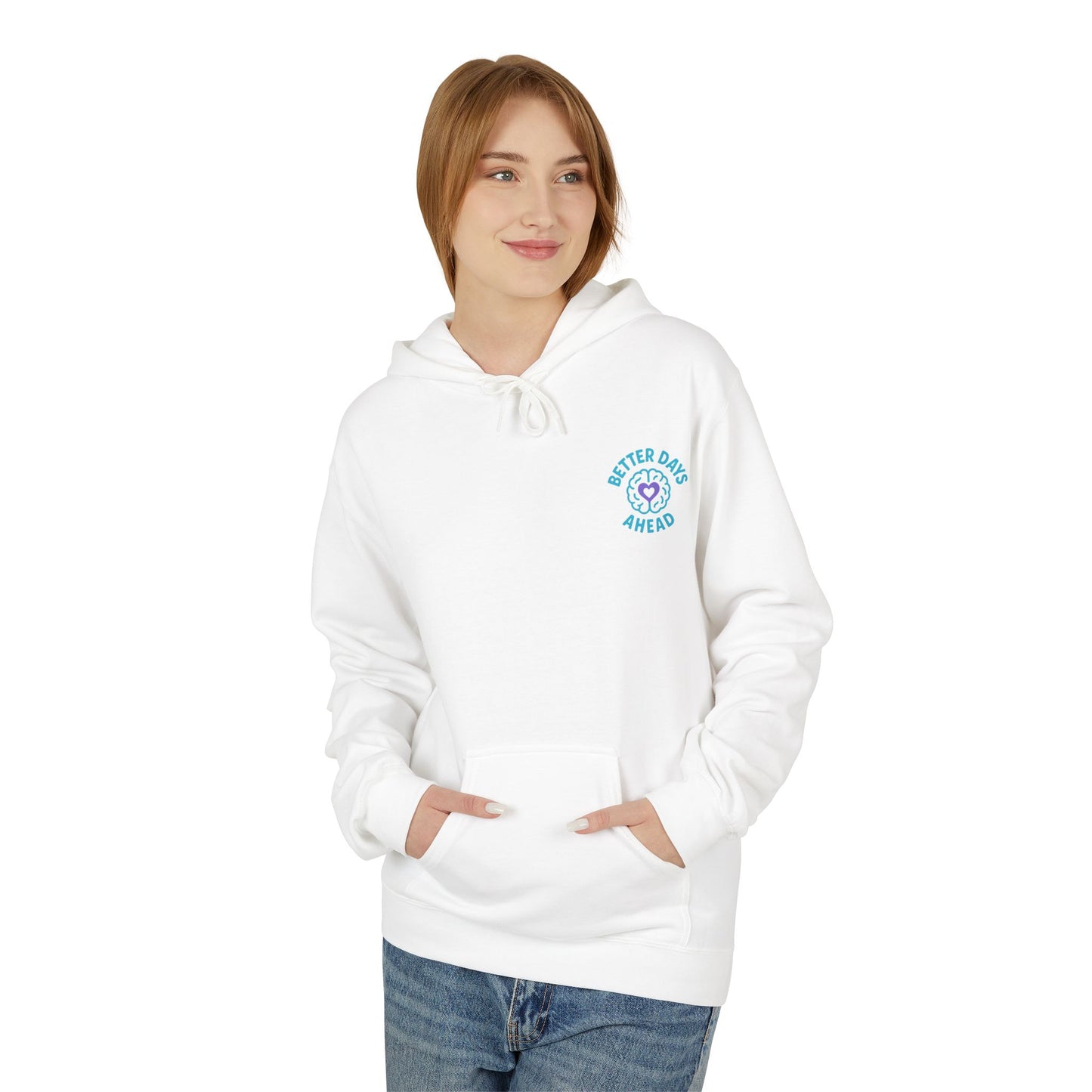 Inspiring Softstyle Fleece Hoodie - Motivational Gift for Wellness, Cozy Layering for Everyday Use, Perfect for Relaxation, Self-Care, [...]