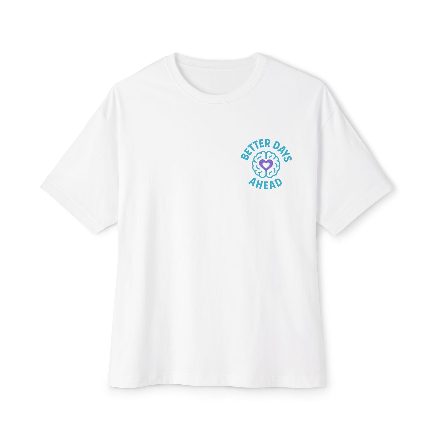 Unisex Oversized Boxy Tee - 'Better Days Ahead' and 'One Step at a Time' Design, Casual Tee, Comfortable Wear, Positive Vibes, Gift [...]